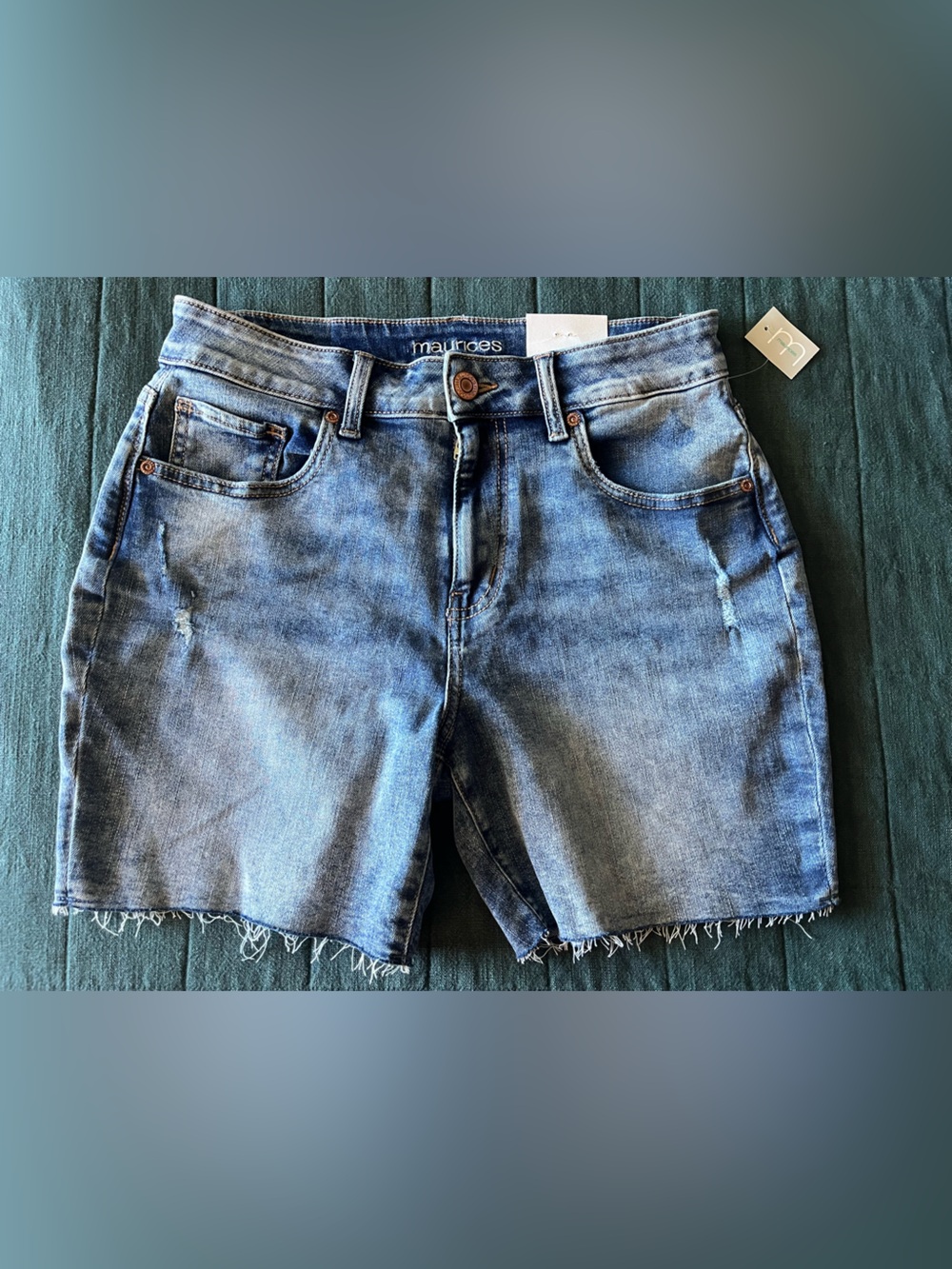 Maurices Women's Blue Denim Shorts - Size 10 NWT